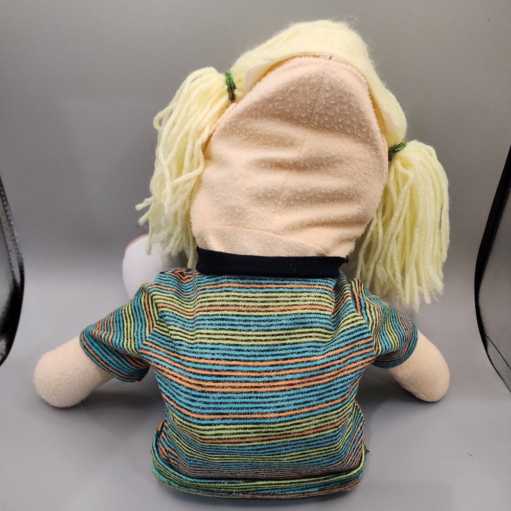 VTG Puppet Partners Blonde Pigtails Girl Hand Puppet Legs Muppet - Picture 3 of 8